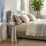 Zylen Metal Side Table - Silver