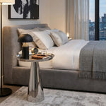 Zylen Metal Side Table - Silver
