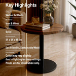 Ally Metal Side Table - Black