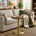 Ally Metal Side Table - Gold
