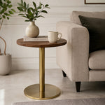 Ally Metal Side Table - Gold