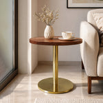 Ally Metal Side Table - Gold