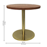 Ally Metal Side Table - Gold