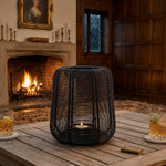 Metal Round Wire Lantern For Home Decor