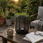 Metal Round Wire Lantern For Home Decor