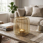 Metal Round Wire Lantern For Home Decor