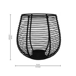 Metal Round Wire Lantern For Home Decor