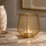 Metal Round Wire Lantern For Home Decor