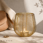 Metal Round Wire Lantern For Home Decor