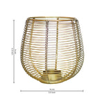 Metal Round Wire Lantern For Home Decor
