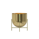 Linz Metal Planter, Small - Gold