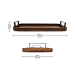 Wooden Serving Tray - Black