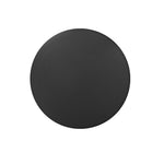 Metal Round Side Table - Black