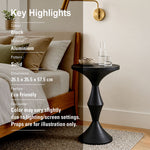 Rynn Metal Side Table - Black