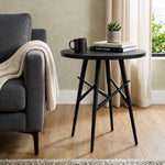 Eron Metal Side Table - Black