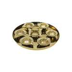 Gold Diya Set With Thali For Décor And Pooja