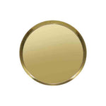 Aluminium Diya Set With Thali (Gold Finished) For Decor And Pooja (Set Of 8)