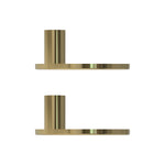 Pack Of 2 Candle Holder, Steel Tealight Holder Gold