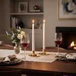 Pack Of 2 Candle Holder, Steel Tealight Holder Gold