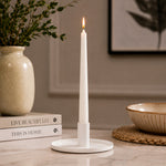 Pack Of 2 Candle Holder, Steel Tealight Holder White