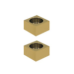 Pack Of 2 Tea Light Holder, Steel Candle Holder