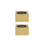 Pack Of 2 Tea Light Holder, Steel Candle Holder