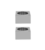 Pack Of 2 Tea Light Holder, Steel Candle Holder