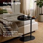 Elan Metal Laptop Table - Black