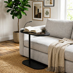 Elan Metal Laptop Table - Black