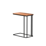 Loren Metal Laptop Table With Wooden Top - Brown