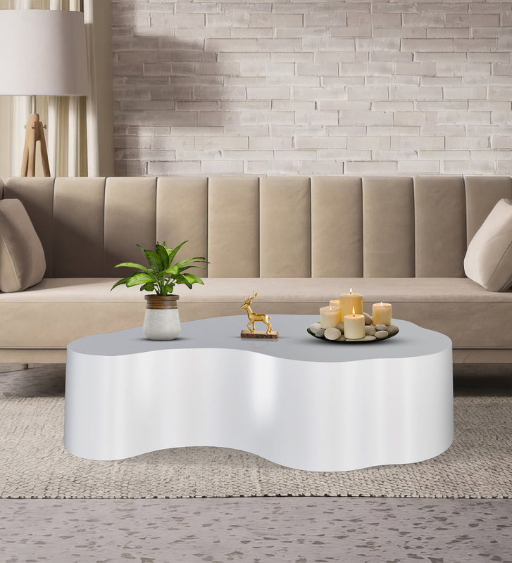Echo Metal Coffee Table - White