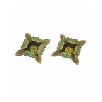 Pack Of 2 Aluminium Diyas For Pooja And Gift