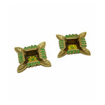 Pack Of 2 Aluminium Diyas For Pooja And Gift