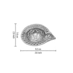 Pack Of 4 Aluminium Diyas For Pooja And Gift