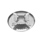 Aluminium Diya With Plate For Pooja And Gift