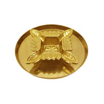 Aluminium Diya With Plate For Pooja And Gift