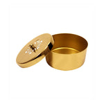 Aluminium Diya With Kumkum Box And Plate For Pooja And Gift
