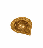 Aluminium Diya With Kumkum Box And Plate For Pooja And Gift