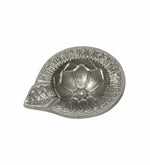 Aluminium Diya With Plate For Pooja And Gift