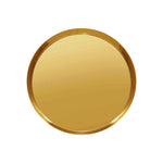Metal Diya With Plate - Gold