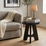 Denzo Wooden Stool - Black