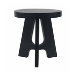 Denzo Wooden Stool - Black