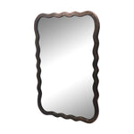 Wall Mirror With Metal Frame - Brown