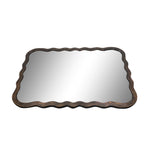 Wall Mirror With Metal Frame - Brown