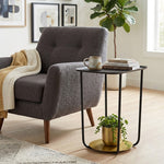 Alvik Metal Side Table - Black