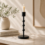 Metal Candle Holder - Black