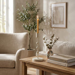 Metal Candle Holder - Ivory