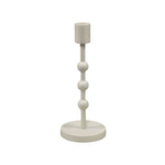 Metal Candle Holder - Ivory