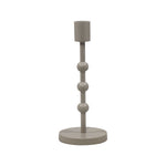 Metal Candle Holder - Grey