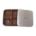 Spice Box/ Masala Box with Metal Lid